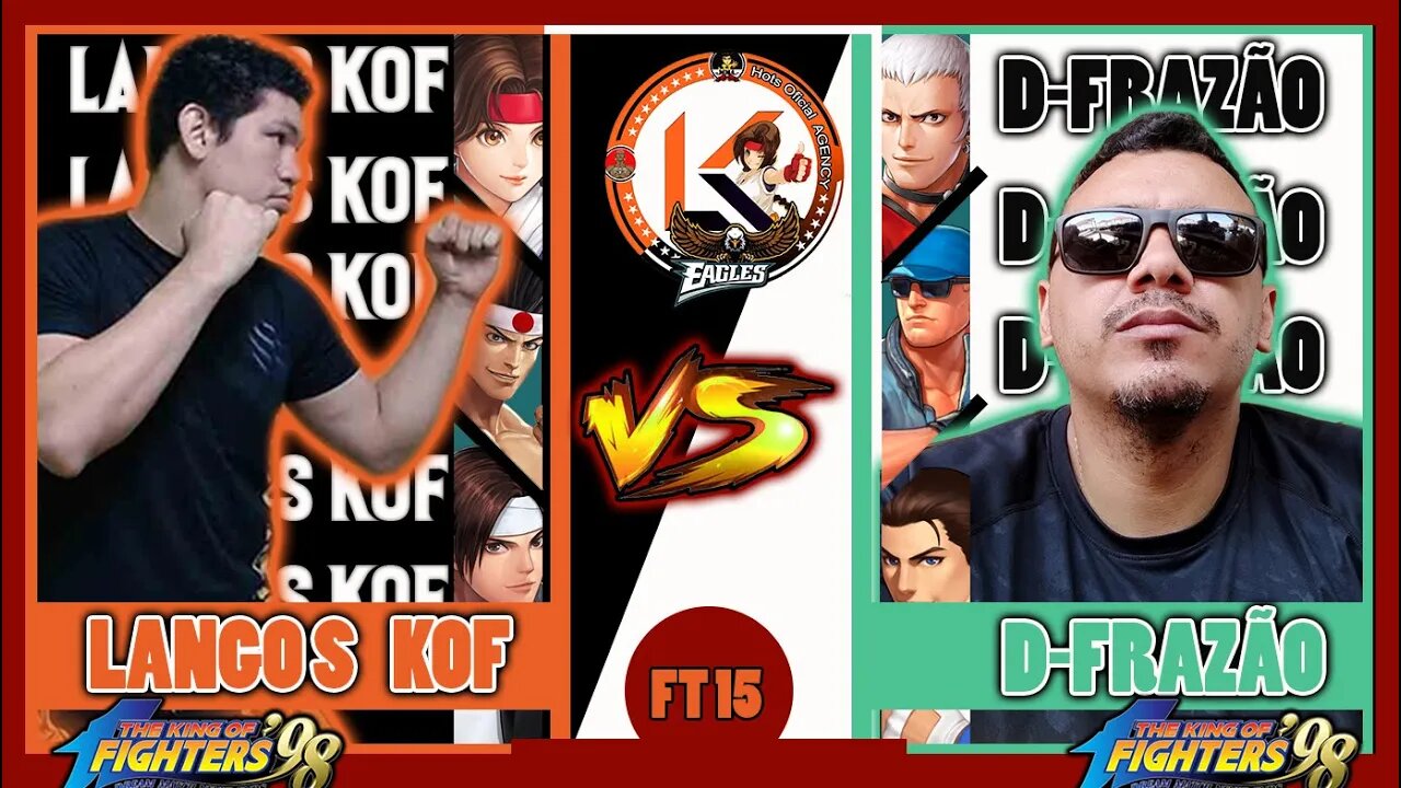 LANGOS KOF Vs D- FRAZÃO FT 15 + SEGUNDA PARTE MK ZERANDO #LIVE323