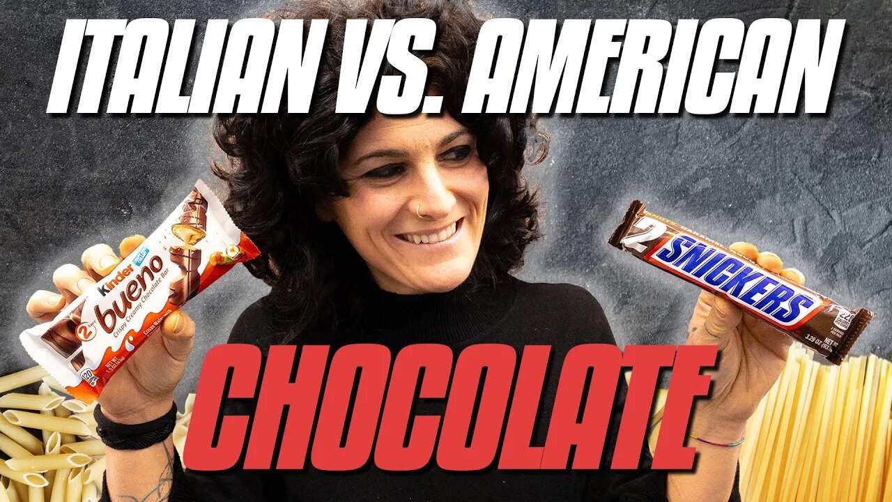 Italian Tries American Chocolate for the First Time | Italian vs. American Chocolate