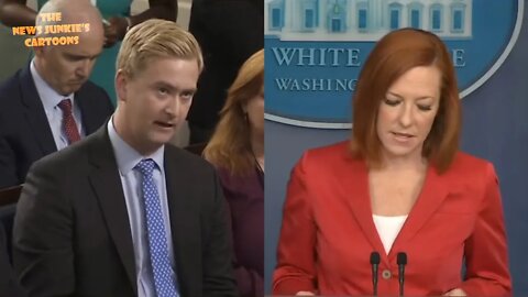 Psaki reads prepared 'answer' after asked about Olympic athlete who disrespects the national anthem.