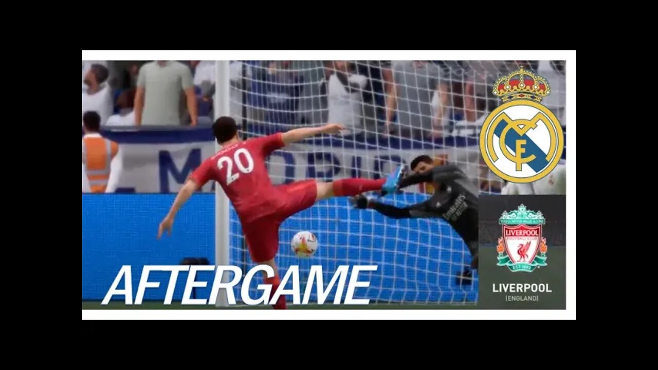 FIFA 22 | REAL MADRID VS LIVERPOOL | AFTER GAME | PLAYSTATION GAMEPLAY | ONLINE / EN VIVO - APR 28