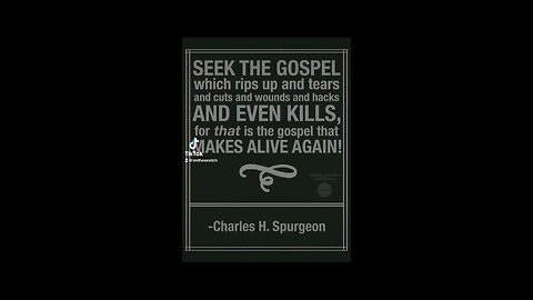 Seek the true Gospel and not the watered down version that's preached in most churches.