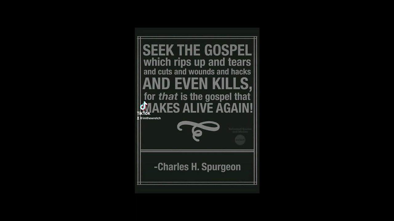 Seek the true Gospel and not the watered down version that's preached in most churches.