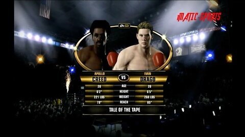 Fight Night Champion Rocky SERIES Apollo Creed Vs Ivan Drago( Fight Replay )Xbox Series s😱😫