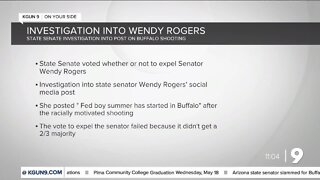 State Senate rejects bid to expel Sen. Wendy Rogers