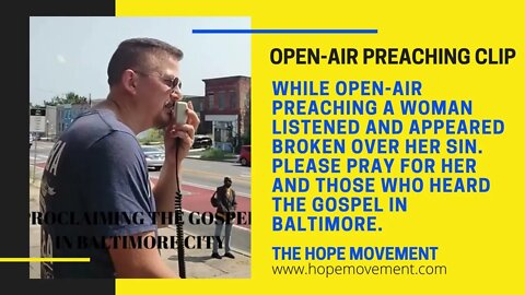 Woman Moved by the Gospel in Baltimore (09/17/2022)