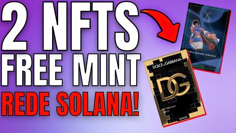 🚨 URGENTE - 2 NFTS GRÁTIS NA REDE SOLANA 3D DE QUALIDADE PREMIUM