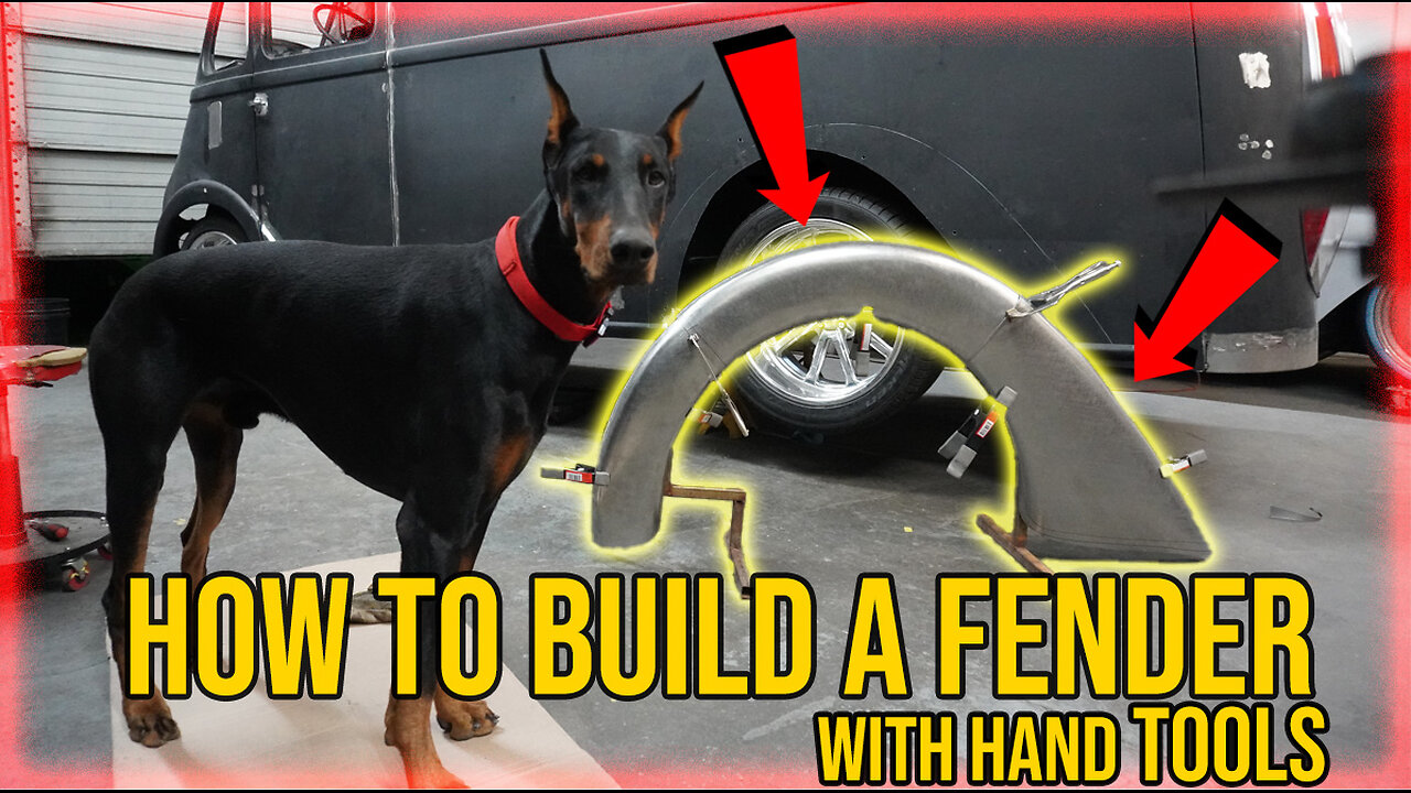 DIY: Building a fender with hand tools. part1|| metal shaping on a buck