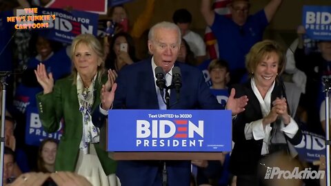 Joe Biden addresses supporters in Los Angeles on Super Tuesday