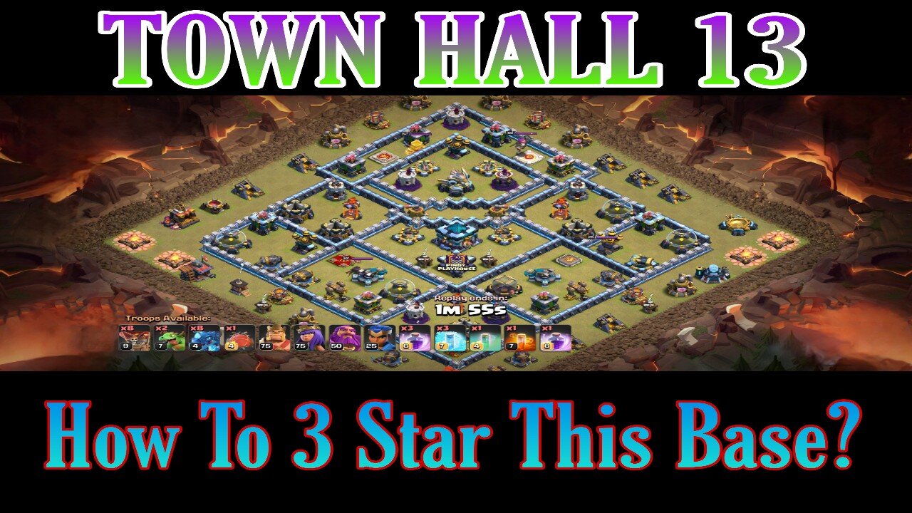 Town Hall 13 Best Electro Dragon Spam Army/Clash Of Clan