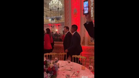 President Trump, Family & Friends Behind the Scenes Including Elon Musk at Mar-a-lago ~ Daily Mail