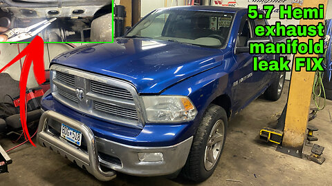 EASY FIX! 5.7 HEMI exhaust manifold leak sound