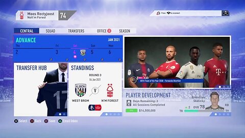 Nottingham Forest S:13 2030-2031 EPL Match 21 @ Swansea (13-5-2)