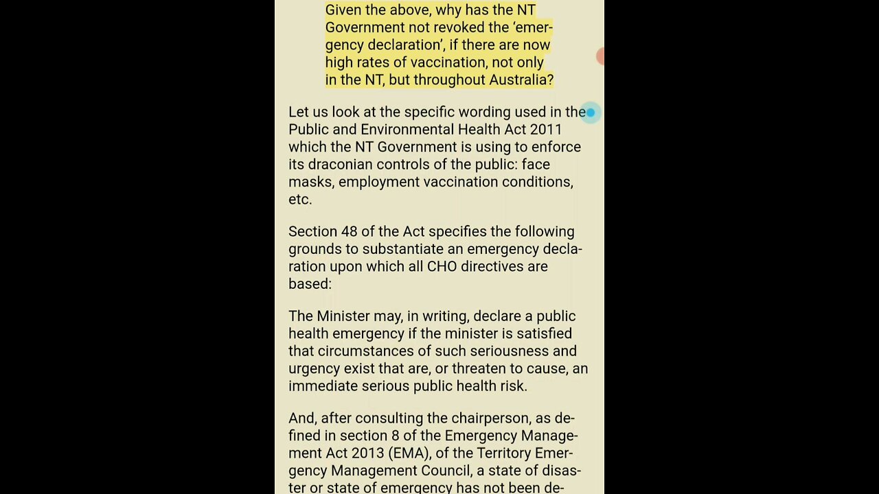 NT Independent - COVID-19 Emergency Declaration Should be Revoked