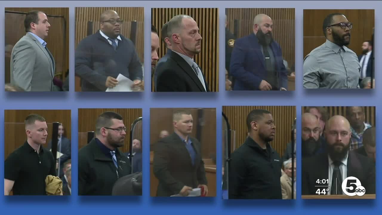 10 East Cleveland Police officers plead not guilty to multiple crimes