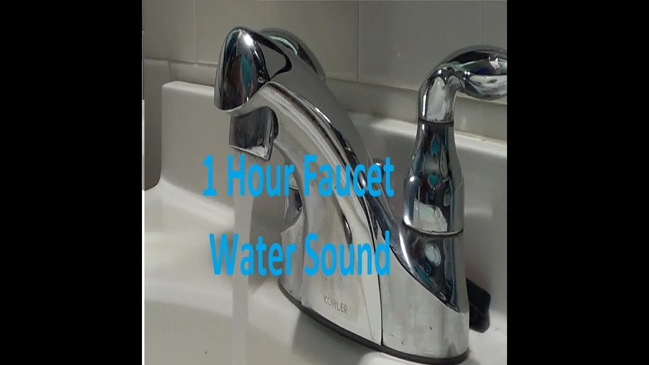 Running Water Sounds !!! 1 hour of a Faucet running Calm Down to help Sleep or just Relax ASMR