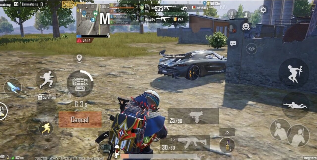 Pubg // lucky spen / with Lamborghini car scime #supercar #Lamborghini #car #murcidesvang