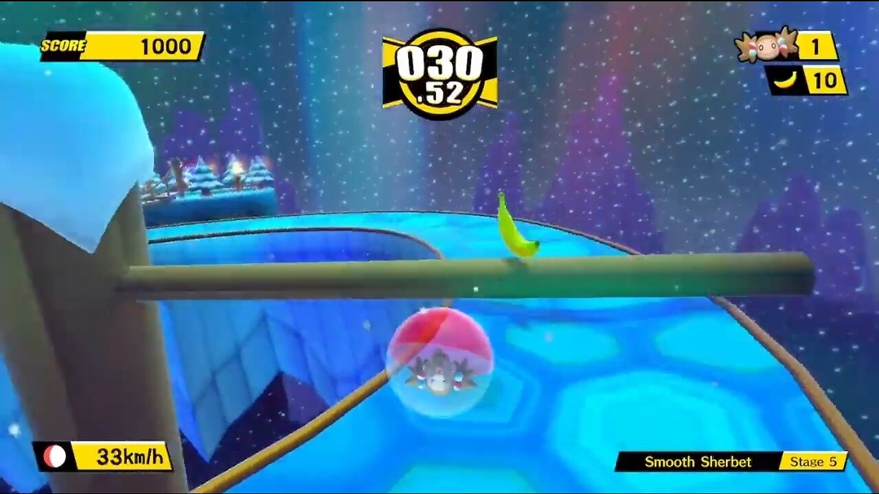 Super Monkey Ball Banana Mania (Switch): Smooth Sherbet | Stage 5 FALLOUT