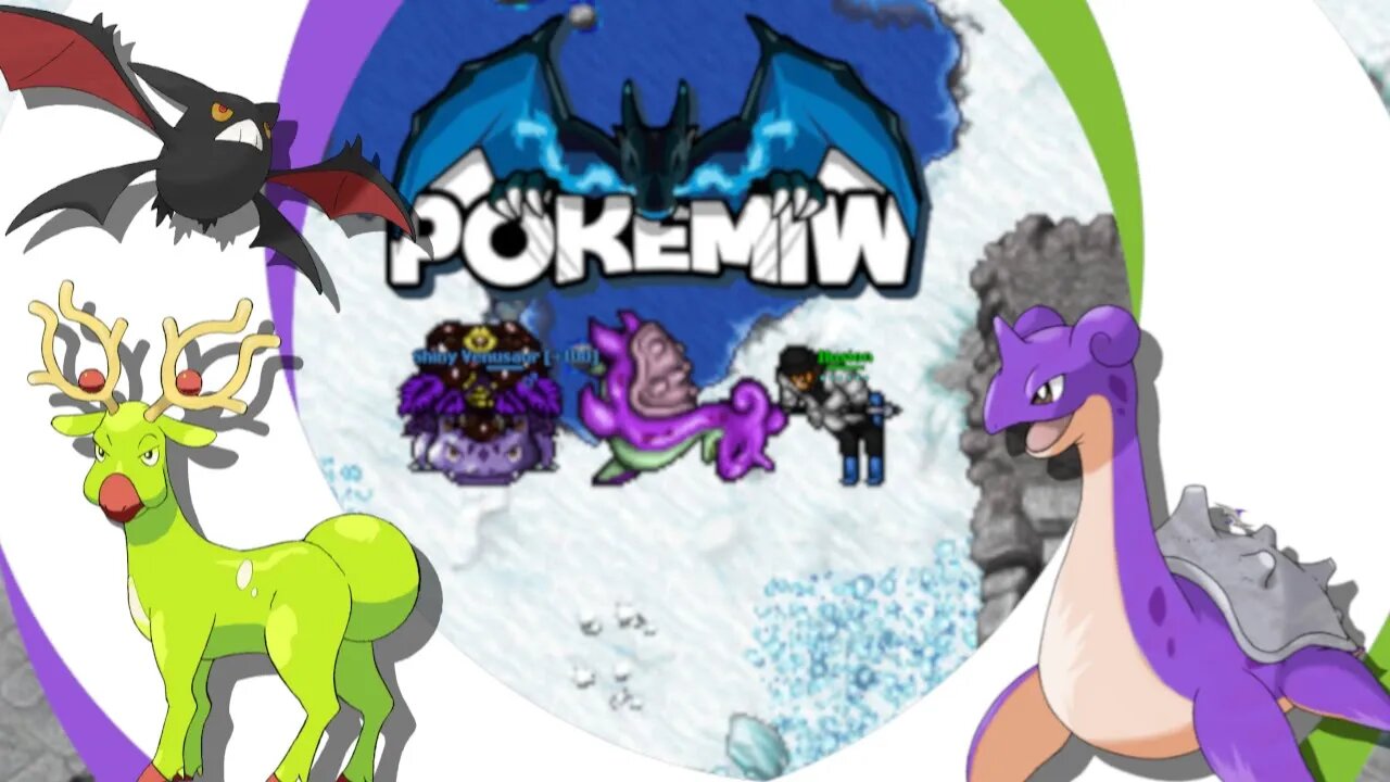 PokeMiw - Respawns Fixos de Shinies - Episódio 2 - Shiny Lapras, Shiny Crobat e Shiny Stantler!