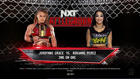 WWE 2k24 Jordynne Grace vs Roxanne Perez