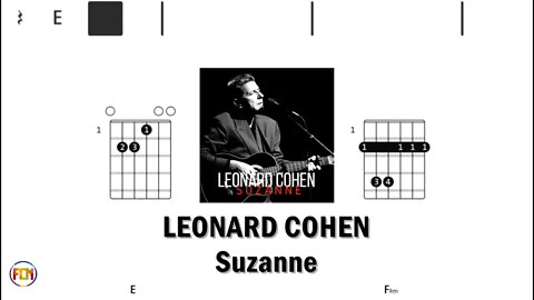 LEONARD COHEN Suzanne - (Chords & Lyrics like a Karaoke) HD