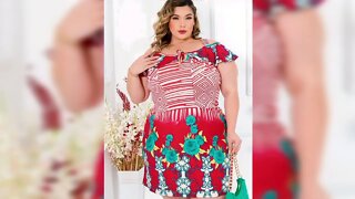 ✔️ VESTIDO CIGANINHA COM ELÁSTICO PLUS SIZE