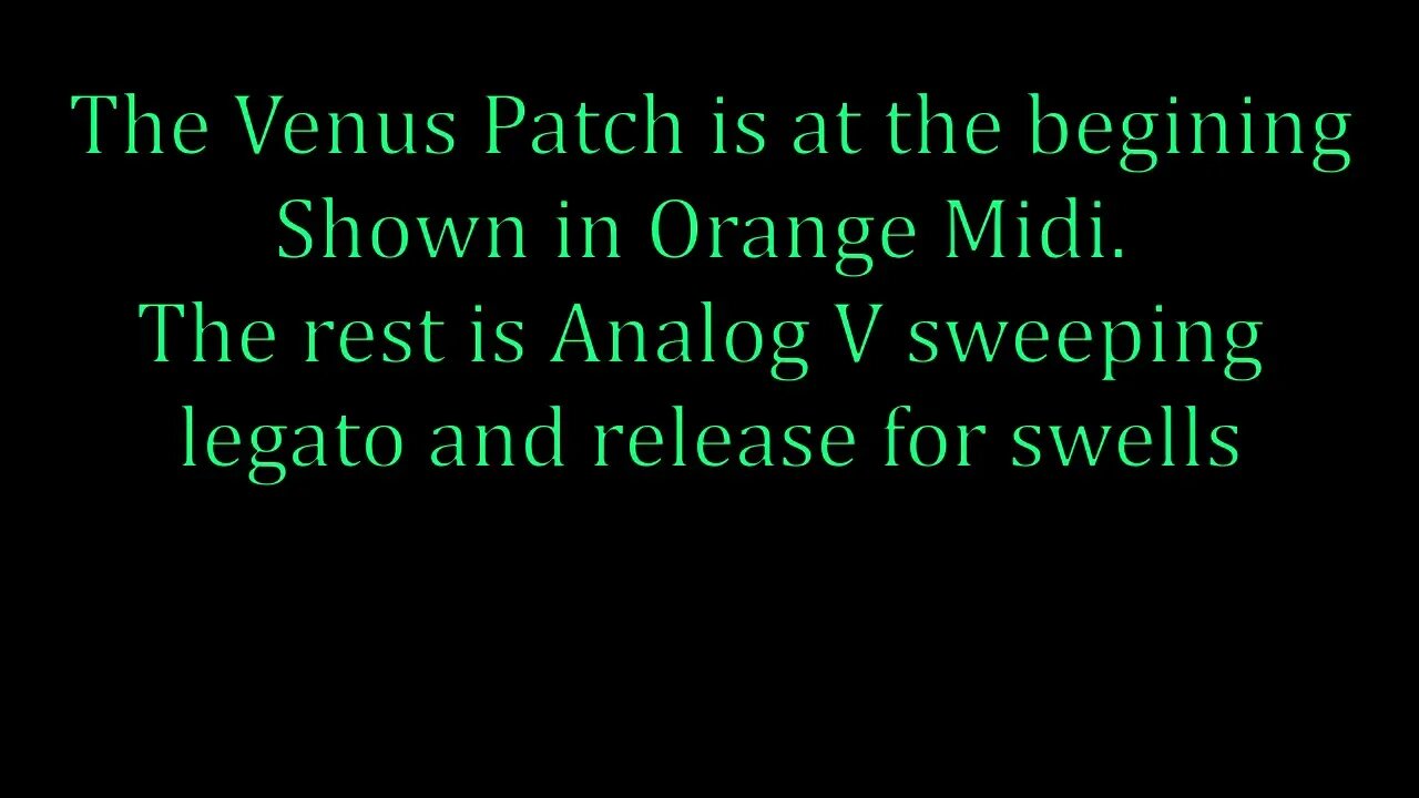 Venus Theory built a sample set with David Hilowitz. I test it out.