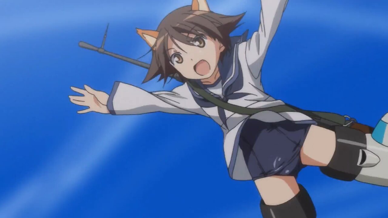 Strike Witches - Miyafuji in a Striker Unit