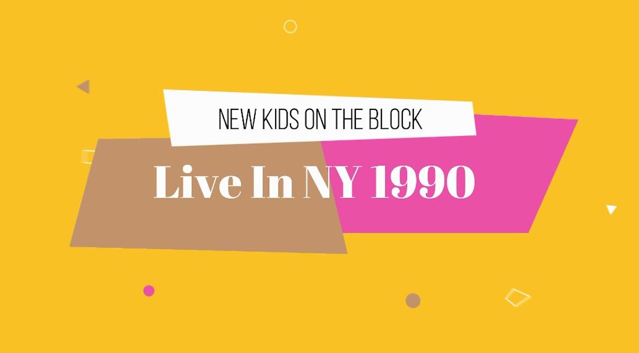 NKOTB - LIVE IN NEW YORK 1990