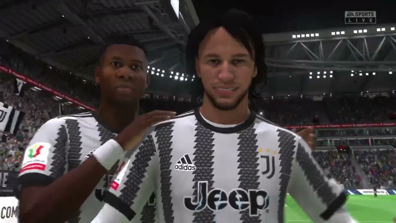 E:243 23-01-24 31m- Bellagio Back Post Diving Header GOAL! (146)! Juventus leads 1-0