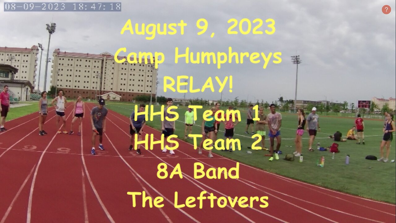 Camp Humphreys Interval Workout Aug 8, 2023