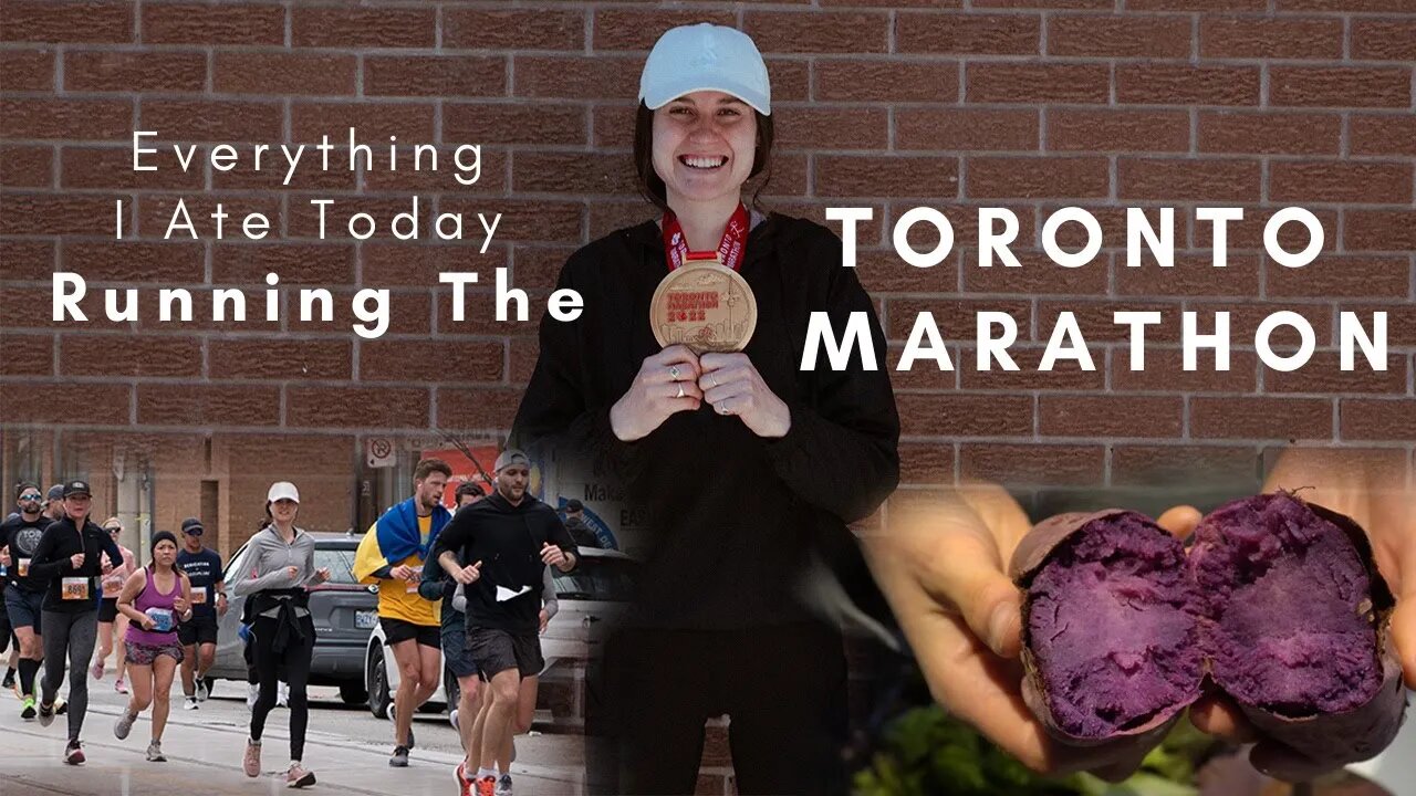 I Ran The Toronto Marathon 2022 | What I Ate | High Raw Vegan | Daily Vlog