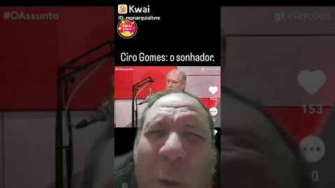 Ciro Gomes acha que vai para o segundo turno com Lula ou Bolsonaro. Riam do cara hahaha