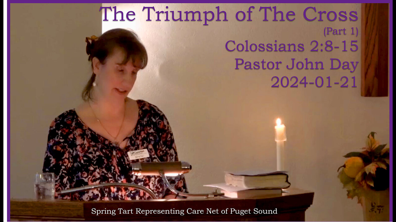 "The Triumph of The Cross", (Colossians 2:8-15), 2023-01-21, Longbranch Community Church