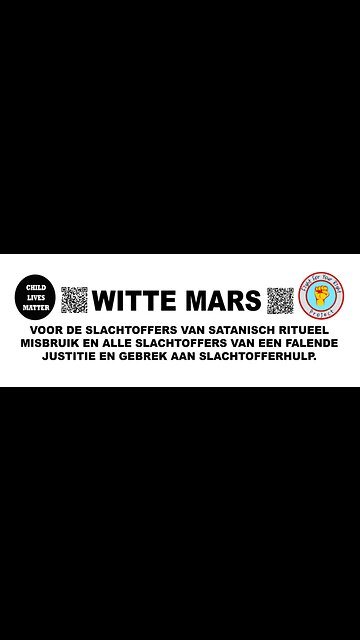AANKONDIGING WITTE MARS IN NEDERLAND DOOR CHILD LIVES MATTER