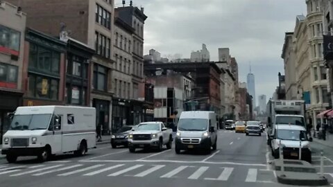 West 23rd Street and 6th Avenue in New York City 2021.