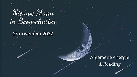 Nieuwe maan in Boogschutter - 23 november 2022