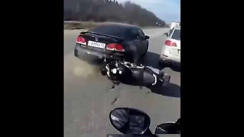 Motorcycle crash...