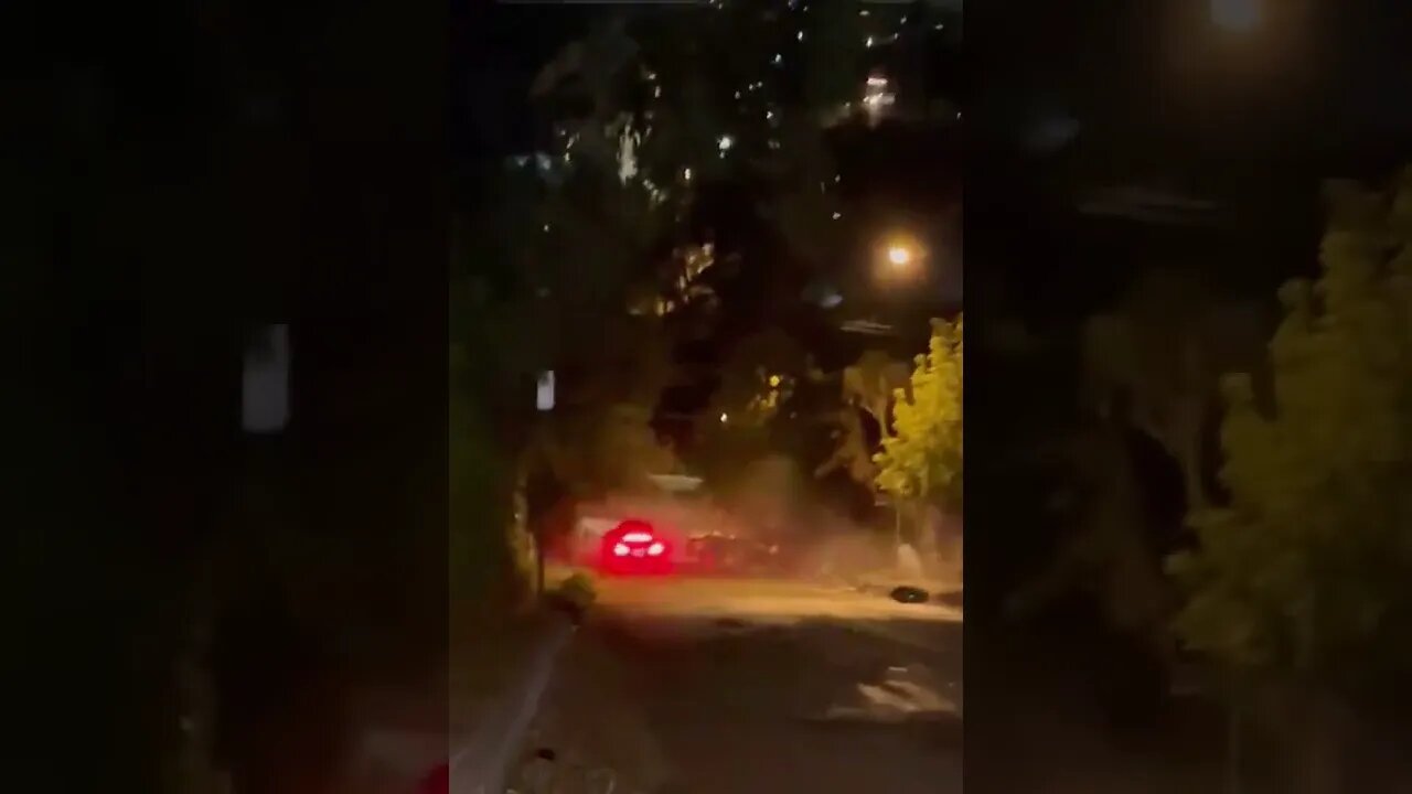 Video Shows Tesla Flying 50 Feet into Air in Los Angeles