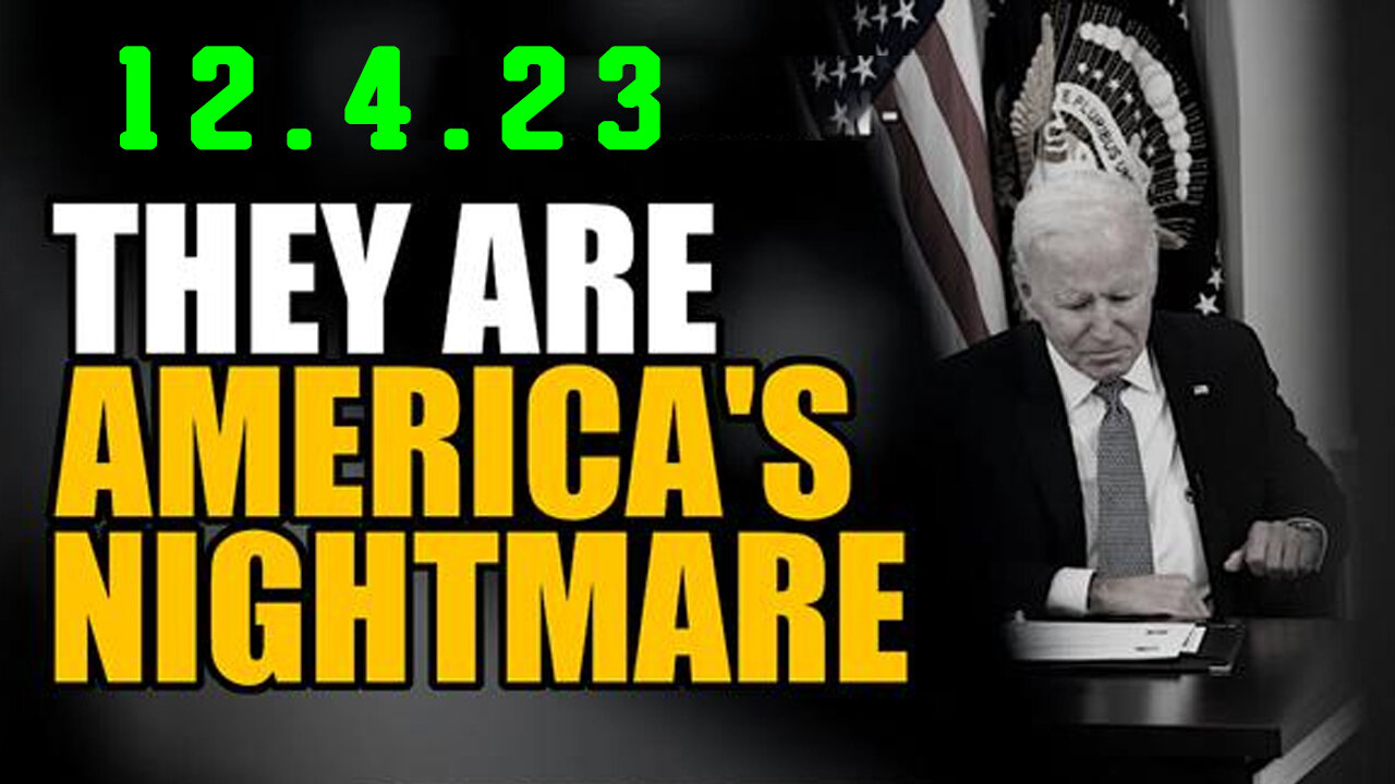 They Are America's Nightmare Dec 4 - RED ALERT WARNING