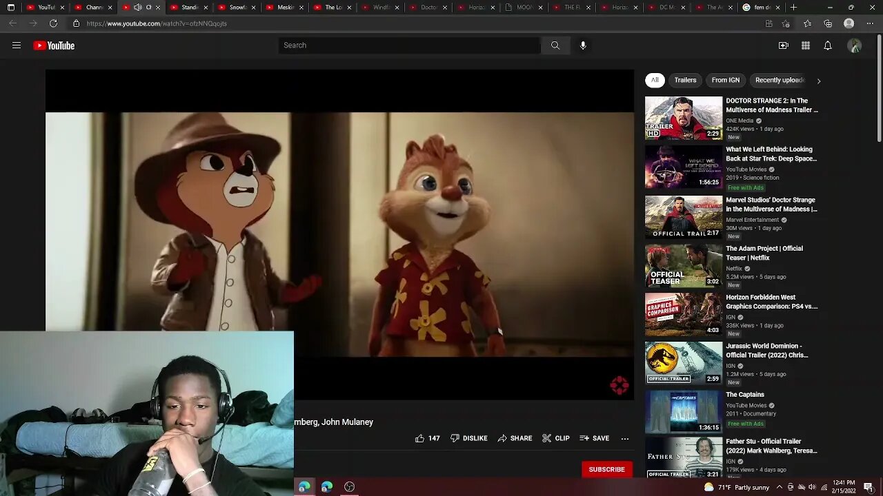 REACTION!!!Chip ‘n Dale: Rescue Rangers - Official Teaser Trailer