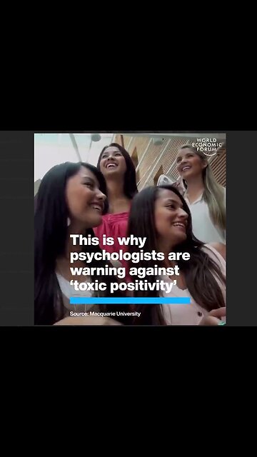 WEF Now Want You To Believe Positivity Is Dangerous