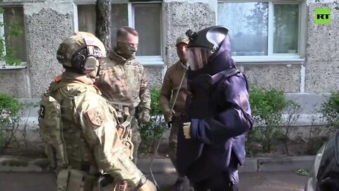Russian FSB Footage Of The Arrest Of A Right Sector Supporter Who Was Preparing A Terrorist Attack