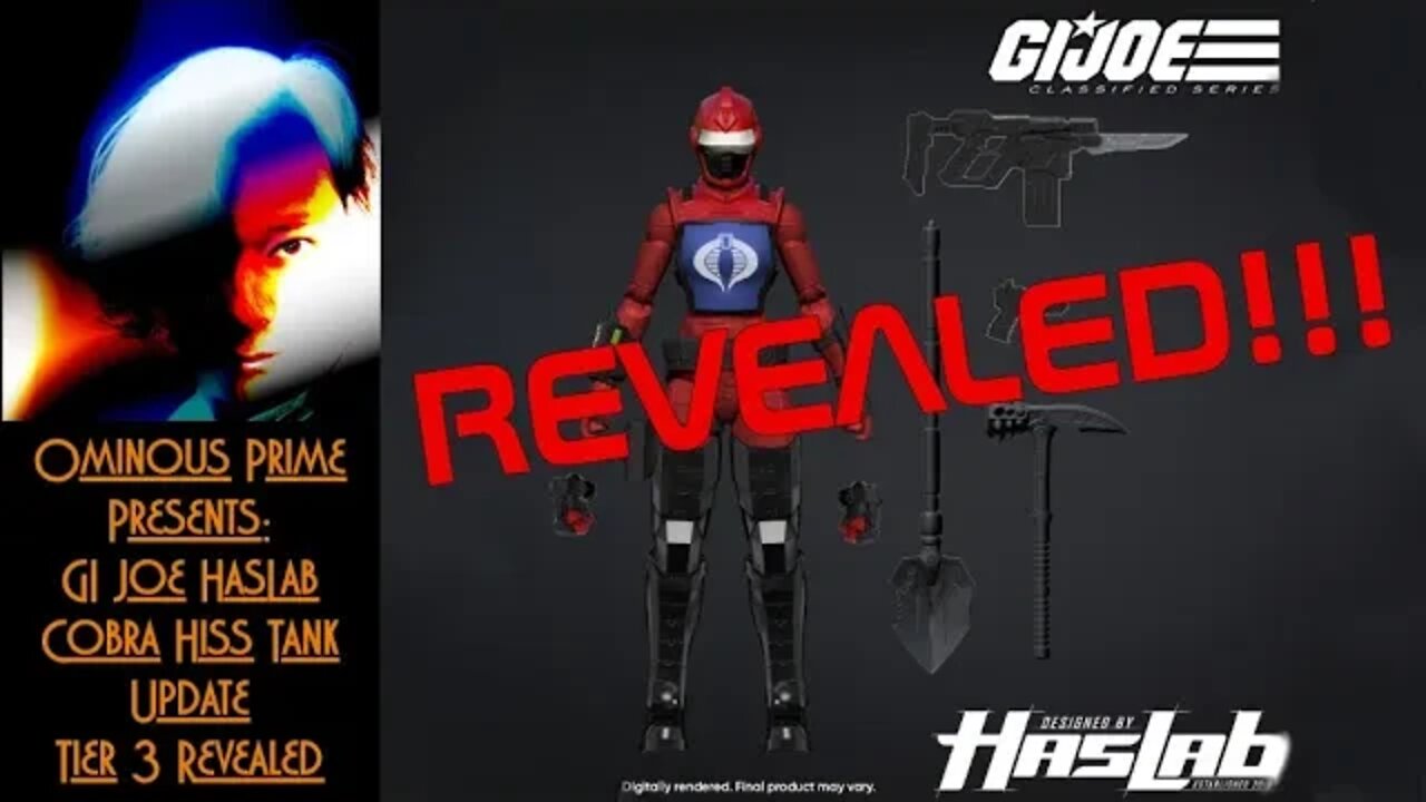 Ominous Prime Presents HasLab GI Joe Classified Cobra Hiss Tank Update