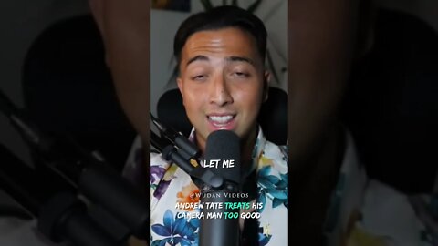 Andrew Tate Treats His Camera Man Too Good #Shorts