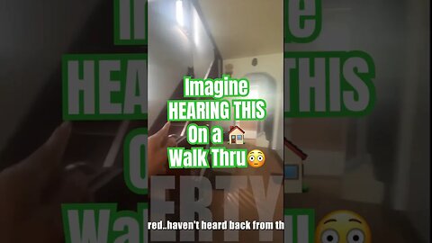 Imagine HEARING THIS on a 🏠 Walk Thru😳 #Get2Steppin w/S2