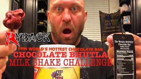 Worlds Hottest Chocolate Bar Bhutla Hot Pepper Feed Me More Protein Milk Shake - Ryback TV