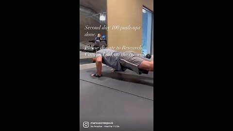 100 push-ups for 30 days, that was the 2nd day