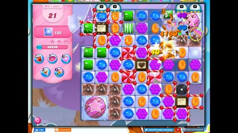 Candy Crush Level 3831 Talkthrough, 24 Moves 0 Boosters