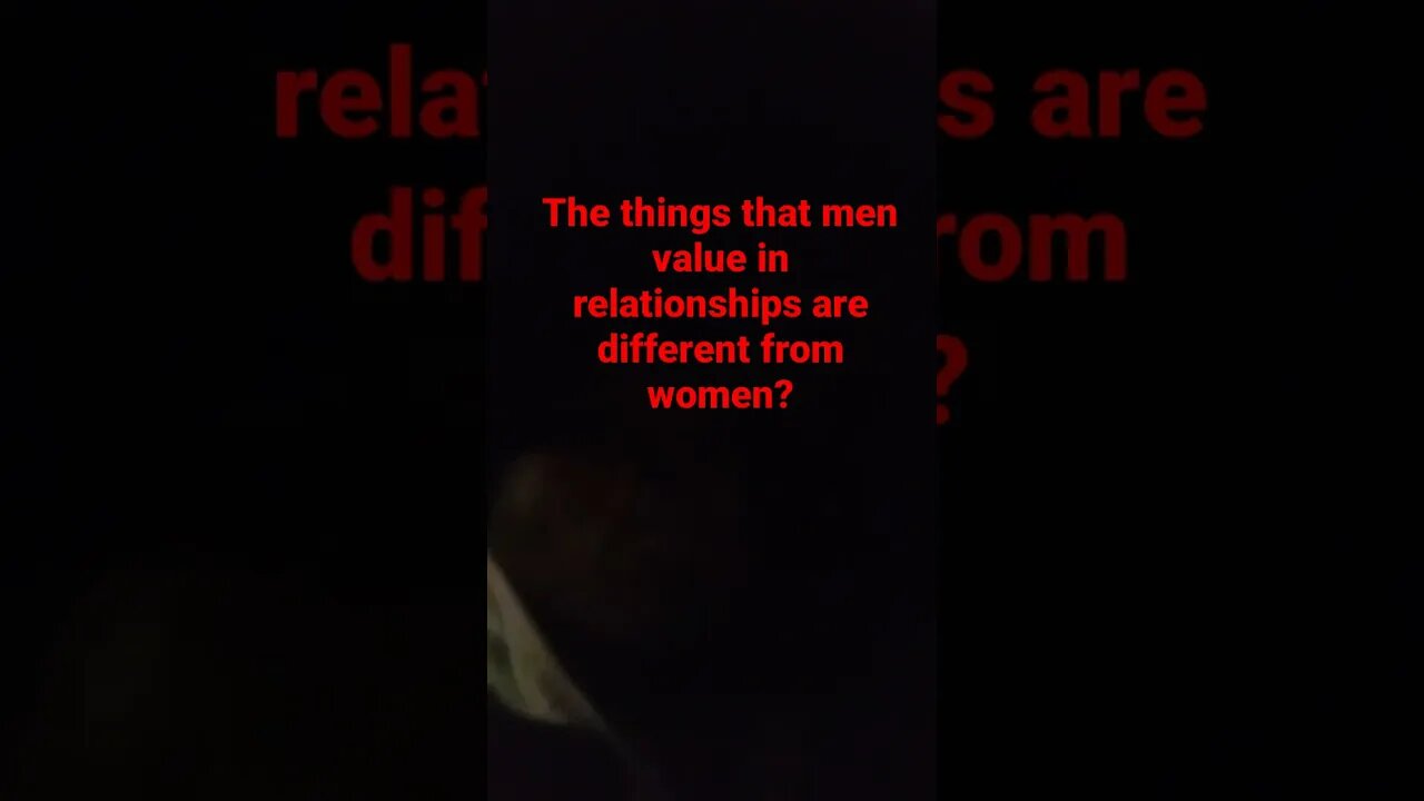 men and women are unable to give each other what they desire