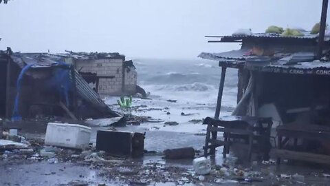 See what it looked like in Jamaica as Hurricane Beryl battered the country